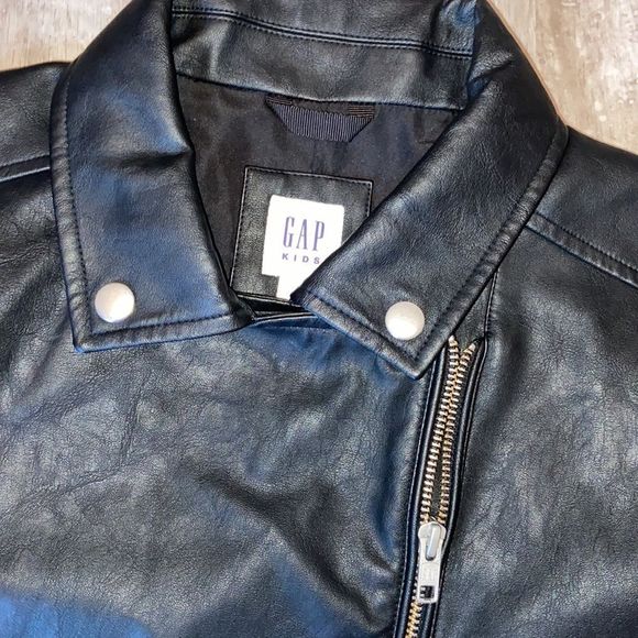 GAP Other - GAP kids faux leather moto jacket